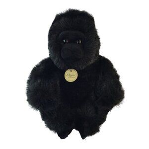 Aurora Miyoni Black Gorilla Ape Plush 9" Stuffed Animal Toy 2020